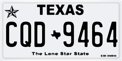 TX license plate CQD9464