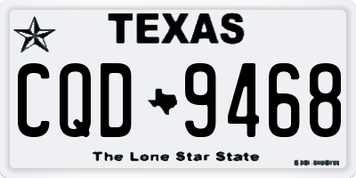 TX license plate CQD9468