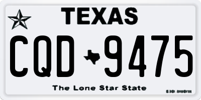 TX license plate CQD9475