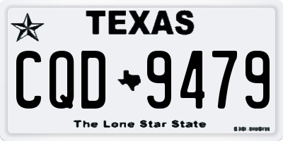 TX license plate CQD9479