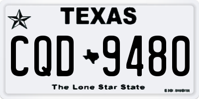 TX license plate CQD9480
