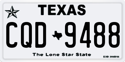 TX license plate CQD9488