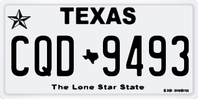 TX license plate CQD9493
