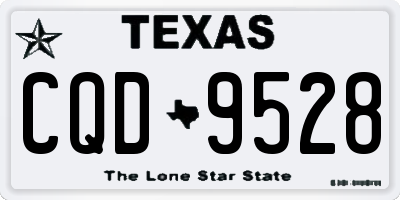 TX license plate CQD9528
