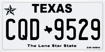 TX license plate CQD9529