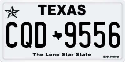 TX license plate CQD9556
