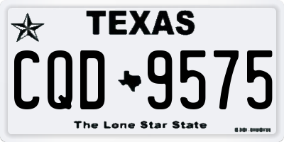 TX license plate CQD9575