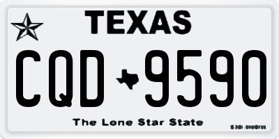 TX license plate CQD9590
