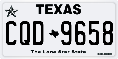 TX license plate CQD9658