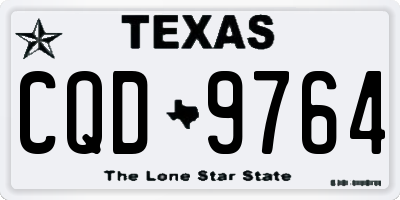 TX license plate CQD9764