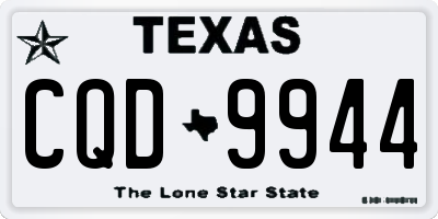 TX license plate CQD9944