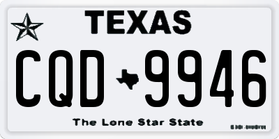 TX license plate CQD9946