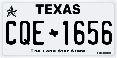 TX license plate CQE1656