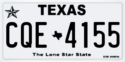 TX license plate CQE4155