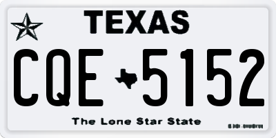 TX license plate CQE5152