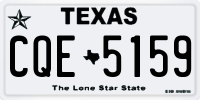 TX license plate CQE5159