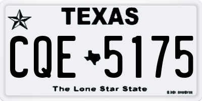 TX license plate CQE5175