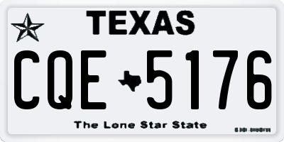 TX license plate CQE5176