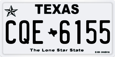 TX license plate CQE6155