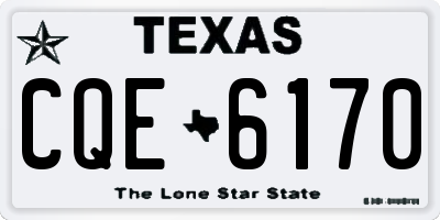 TX license plate CQE6170