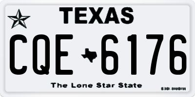 TX license plate CQE6176