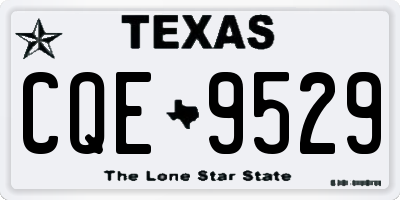 TX license plate CQE9529