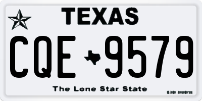 TX license plate CQE9579