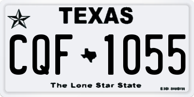 TX license plate CQF1055