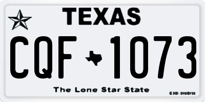 TX license plate CQF1073