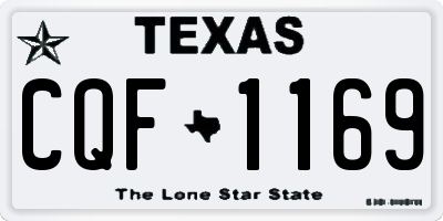 TX license plate CQF1169