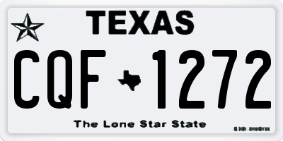 TX license plate CQF1272