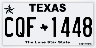 TX license plate CQF1448