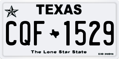 TX license plate CQF1529