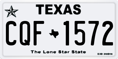 TX license plate CQF1572