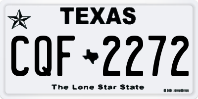 TX license plate CQF2272