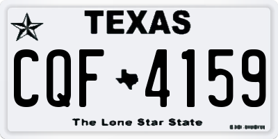 TX license plate CQF4159