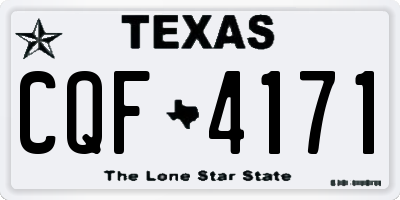 TX license plate CQF4171
