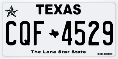 TX license plate CQF4529