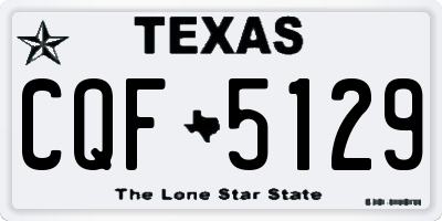 TX license plate CQF5129