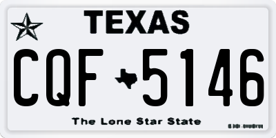 TX license plate CQF5146