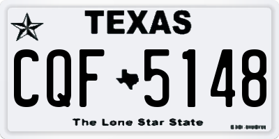 TX license plate CQF5148