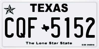 TX license plate CQF5152