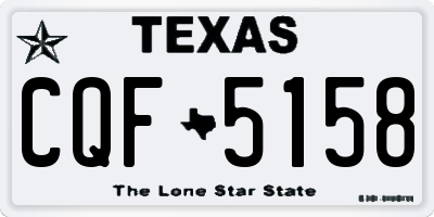 TX license plate CQF5158