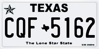 TX license plate CQF5162