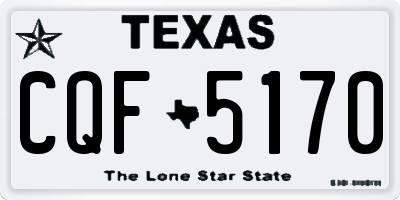TX license plate CQF5170