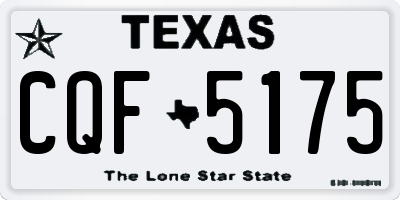TX license plate CQF5175