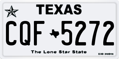 TX license plate CQF5272