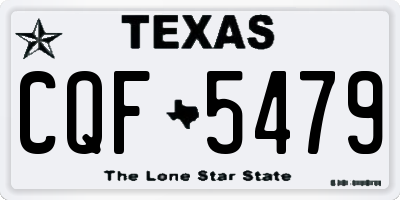 TX license plate CQF5479