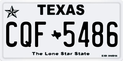 TX license plate CQF5486
