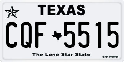 TX license plate CQF5515